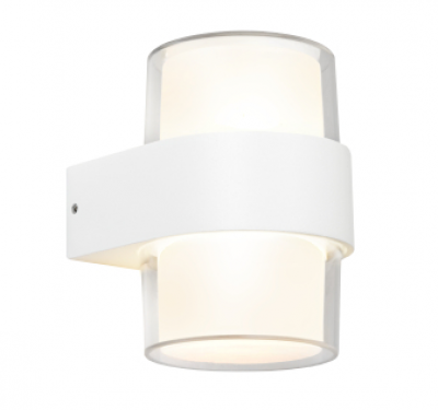 OTARA 2 X 5W 3CCT WALL LIGHT IP65. WHITE